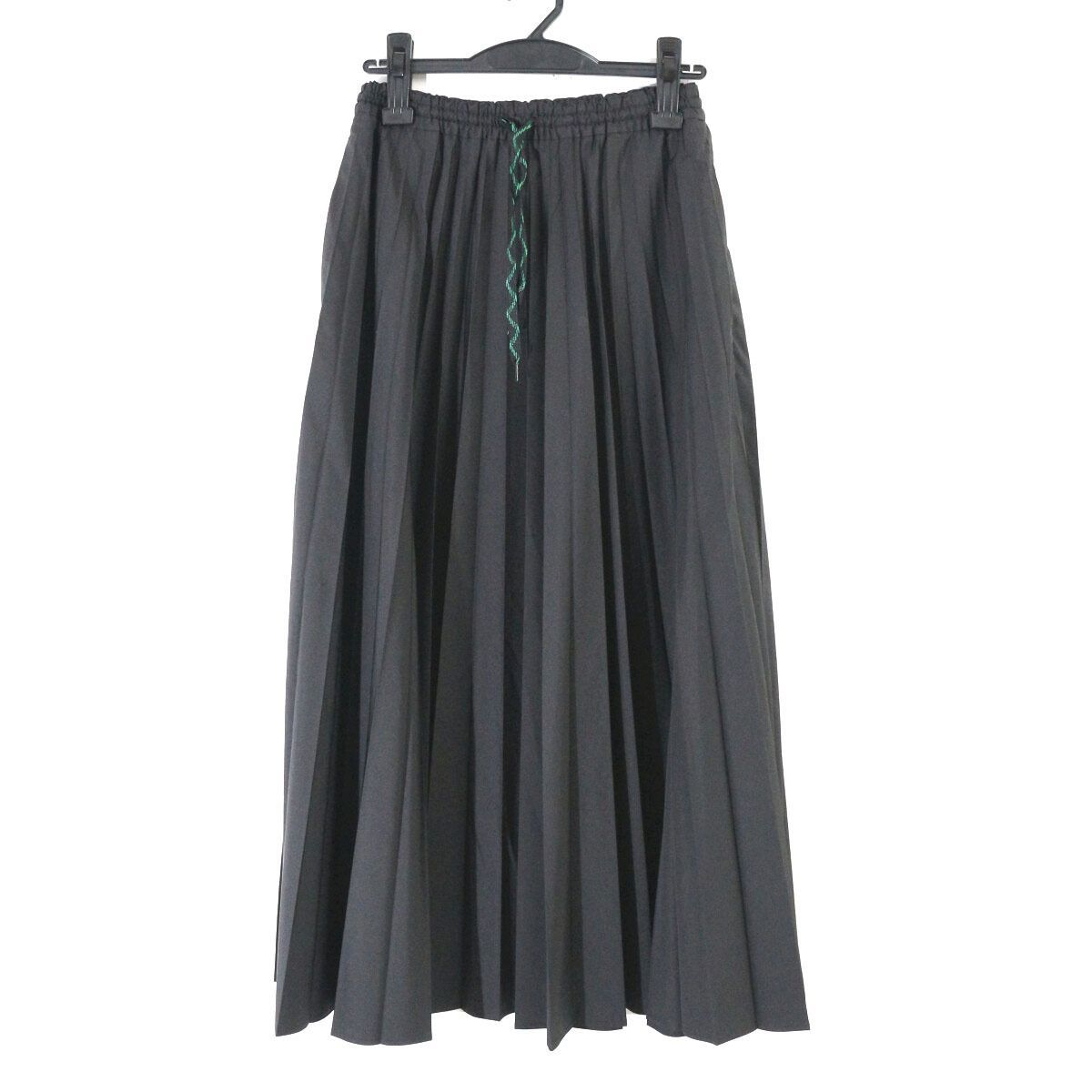 nagonstans ナゴンスタンス 22SS water proof タフタ wideプリーツ skirt / ウォータープルーフタフタワイドプリーツスカート S 470FS231-0600 6,880円