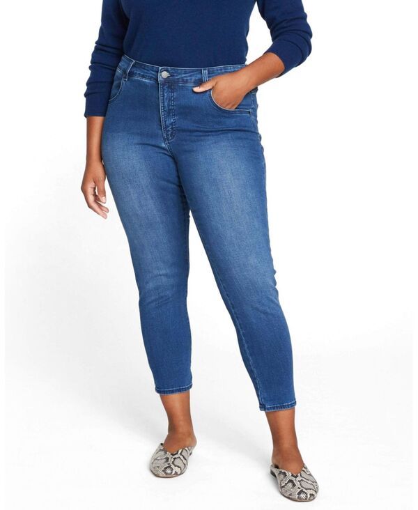 ユニバーサル スタンダード レディース ボトムス デニムパンツ ジーンズ Universal Standard Womenseine Mid Rise Skinny Jeans True blue ブ