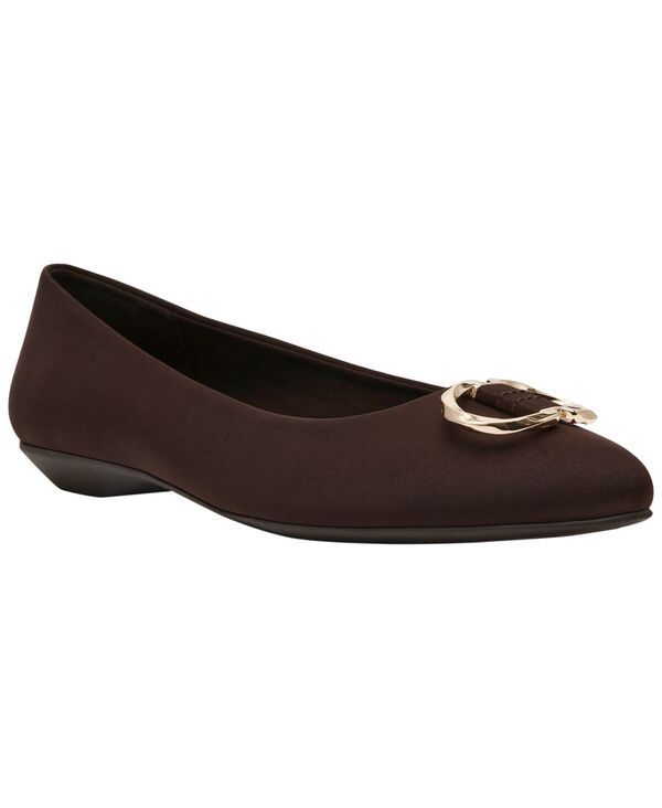 アンクライン レディース シューズ スリッポン・ローファー Anne Klein Womens Oswego SlipOn Flats Chocolate チョコレート