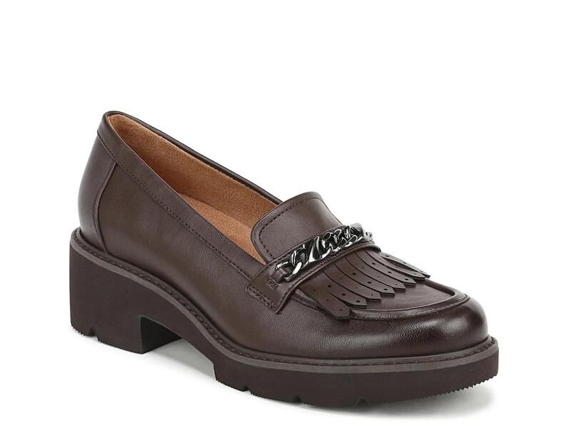 ナチュライザー レディース シューズ スリッポン・ローファー NaturalizerCelia Kiltie Loafer Dark Brown ブラウン