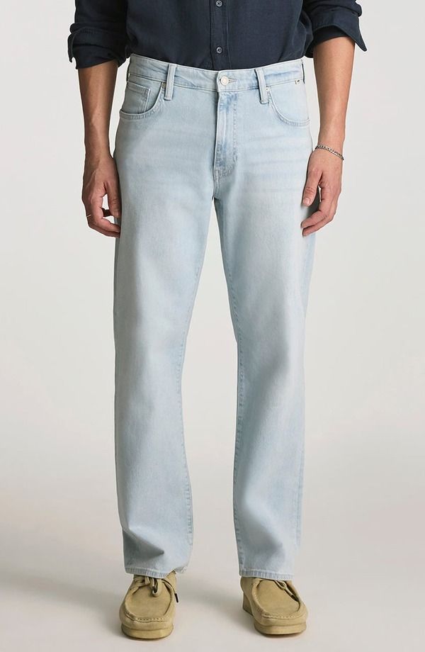 マーヴィ ジーンズ メンズ ボトムス デニムパンツ ストレート Mavi Jeans Marlon Relaxed Straight Leg Jeans Big Regular BLEACHED OC