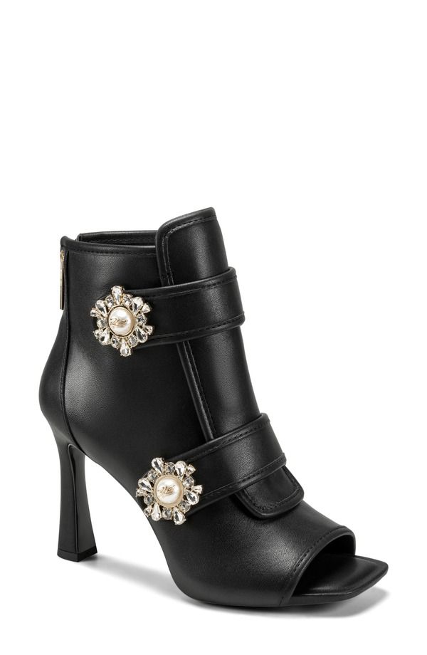 カール ラガーフェルド レディース シューズ サンダル KARLAGERFELD PARIS Dimitra Crystal Embellished Sandal Women BLACK ブラック