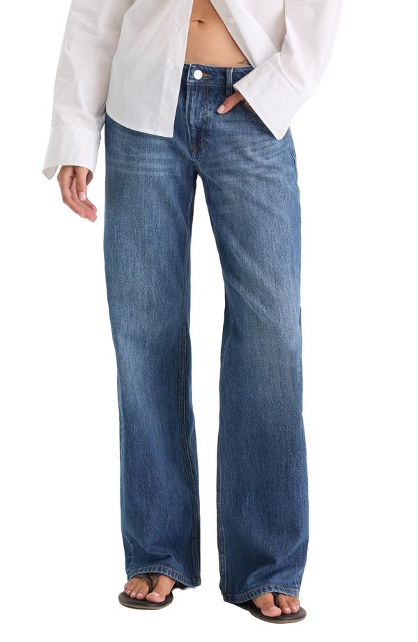 グッドアメリカン レディース ボトムス デニムパンツ ローライズ プラスサイズ ジーンズ Good American Low Rise Loose Jeans Plus Regular INDIGO1