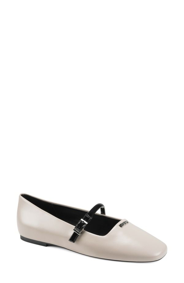 ダナ キャラン ニューヨーク レディース シューズ パンプス DKNY Danita Mary Jane Flat Women TAUPE BLAC トープ