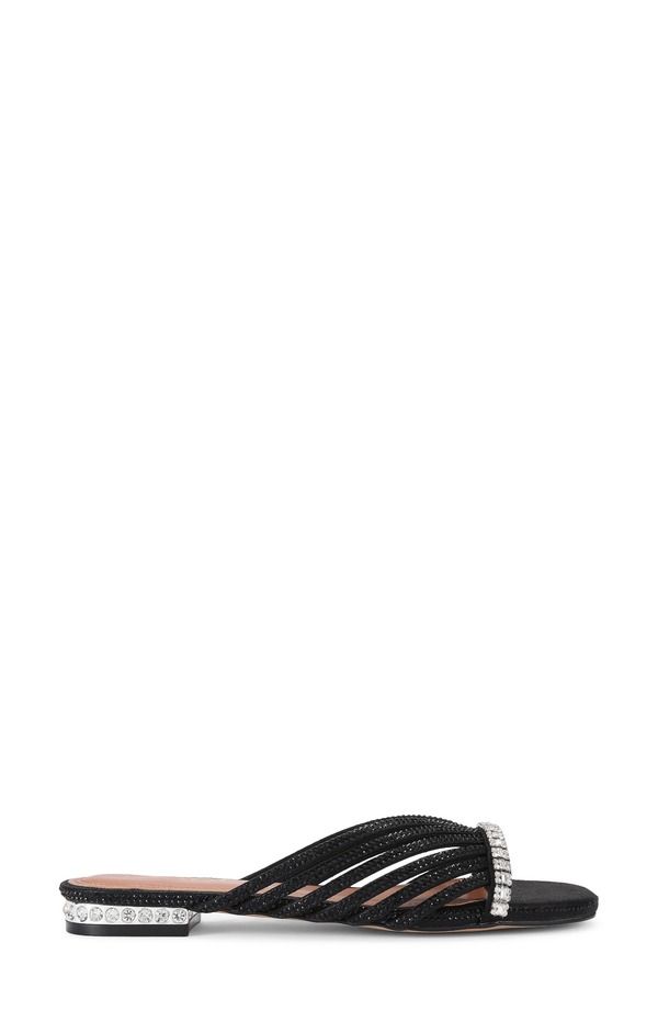 カートジェイガーロンドン レディース シューズ サンダル Kurt Geiger London Crystal Slide Sandal Women BLACK ブラック