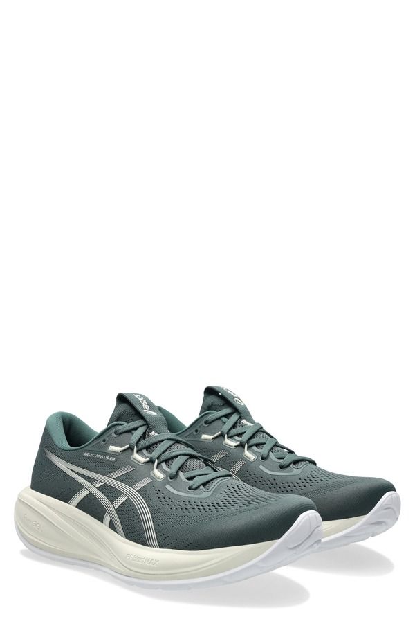 アシックス メンズ シューズ スニーカー ASICS GELCUMULUS 28 Running Shoe Men DUSTY FERN IVORY アイボリー