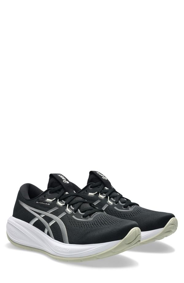 アシックス メンズ シューズ スニーカー ASICS GELCUMULUS 28 Running Shoe Men BLACK WHITE ホワイト 29,770円