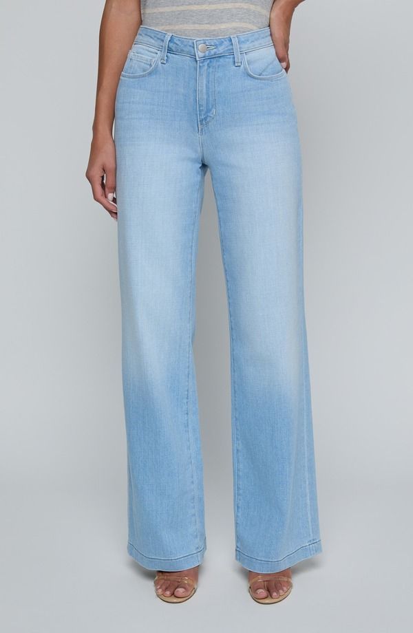 ラジャンス レディース ボトムス デニムパンツ ワイドレッグ ハイウエスト ジーンズ LAGENCE Scottie High Waist Wide Leg Jeans Marvista BAYRID
