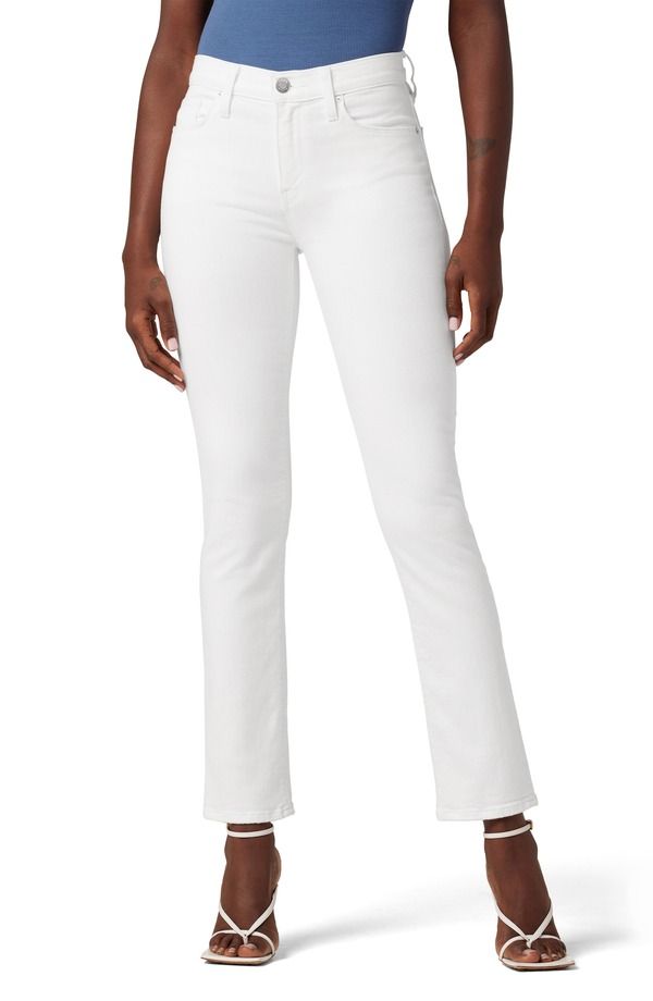 ハドソンジーンズ レディース ボトムス カジュアルパンツ アンクル Hudson Jeans Nico MidRise Straight Ankle WHITE ホワイト