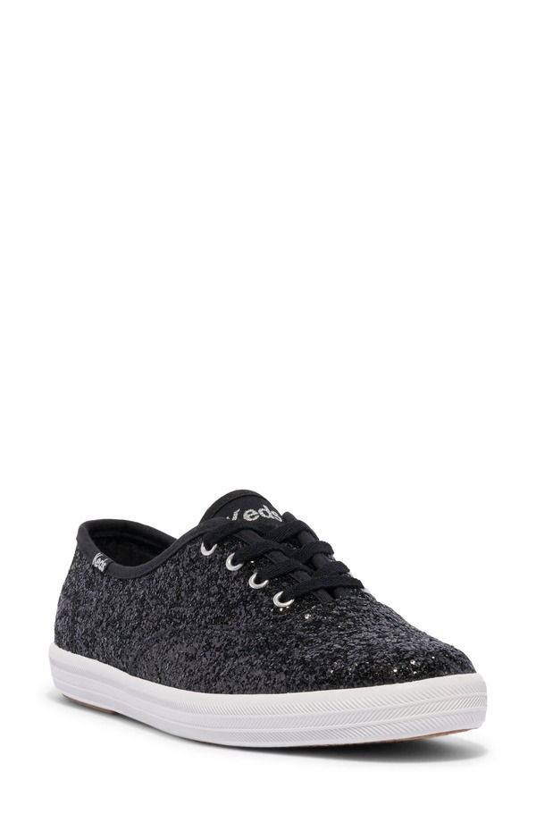 ケッズ レディース シューズ スニーカー レース Keds Champion LaceUp Sneaker Women BLACK ブラック