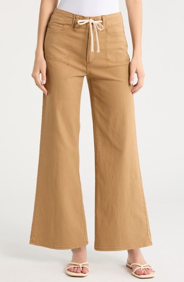 ペイジ レディース ボトムス カジュアルパンツ ワイドレッグ ハイウエスト PAIGE Ari Drawstring High Waist Wide Leg Pants VINTAGE SUNFLOW 29,770円
