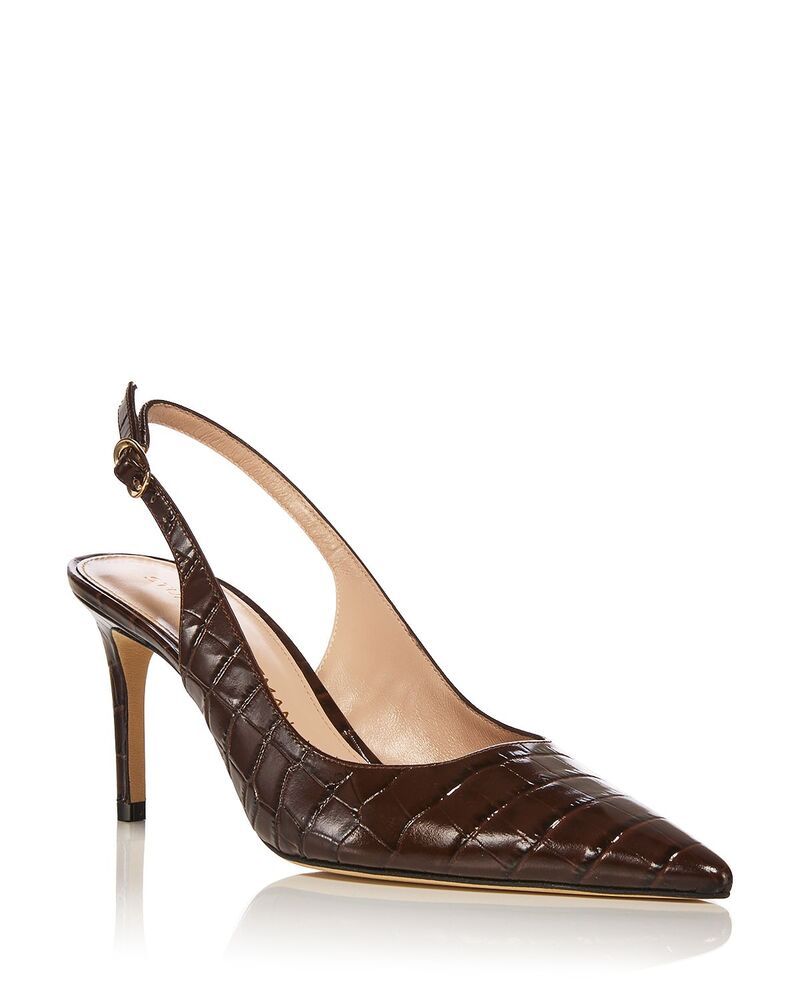 スチュアート ワイツマン レディース シューズ パンプス Stuart Weitzman Womenstuart Power 75 Slingback Pumps Walnut