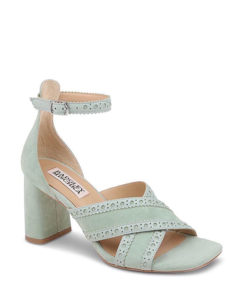 バッジェリーミシュカ レディース シューズ サンダル アンクル Badgley Mischka Womens Yanni Ankle Strap Sandals Green グリーン