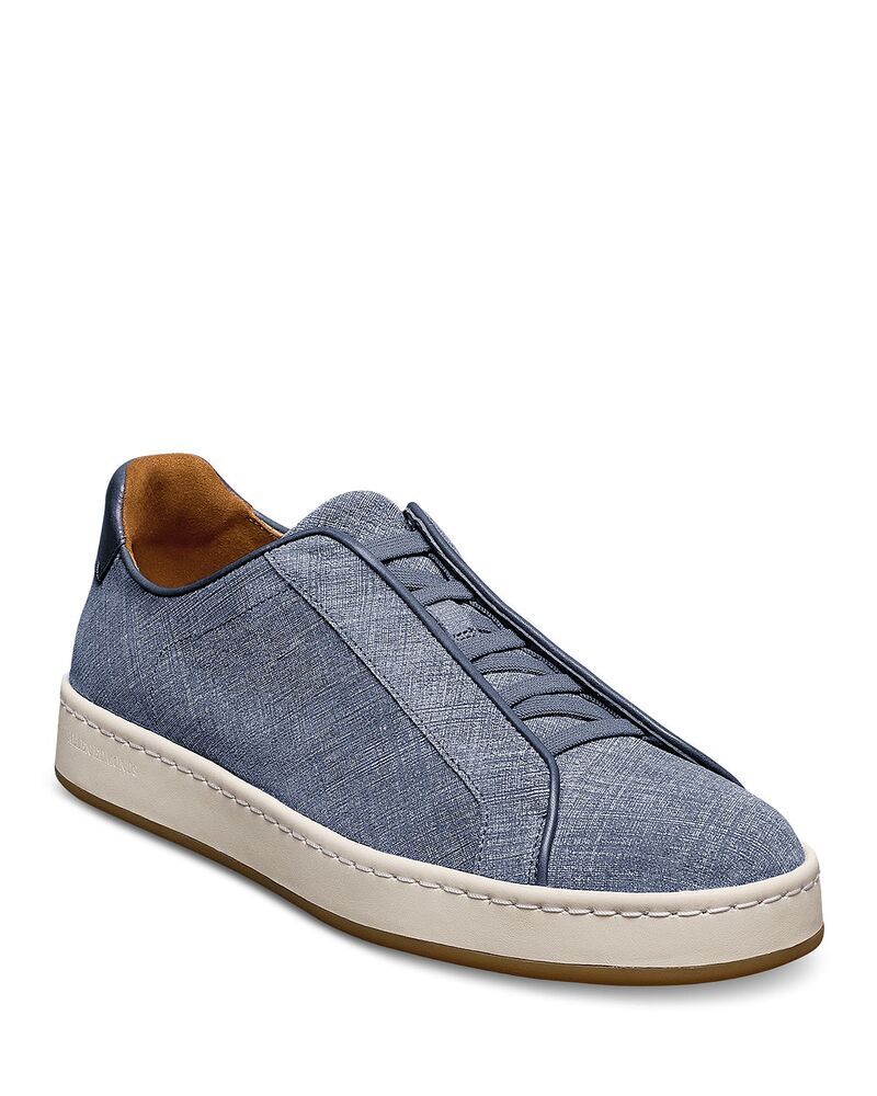 アレン エドモンズ メンズ シューズ スニーカー レース Allen Edmonds Mens Banks Court Slip On Stretch Lace Sneakers Denim デニム
