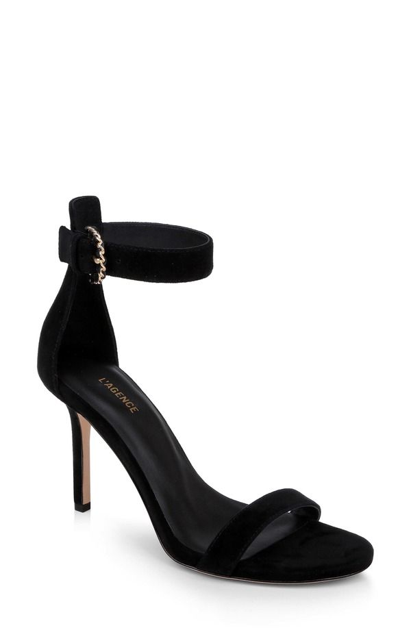 ラジャンス レディース シューズ サンダル LAGENCE Gisele VII Sandal Women BLACK SUEDE ブラック