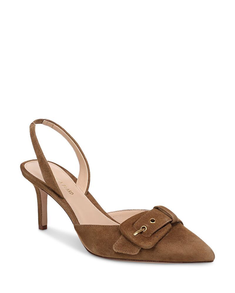 ヴェロニカ ベアード レディース シューズ パンプス Veronica Beard Womens Lenora Slingback Pumps Chestnut Leather