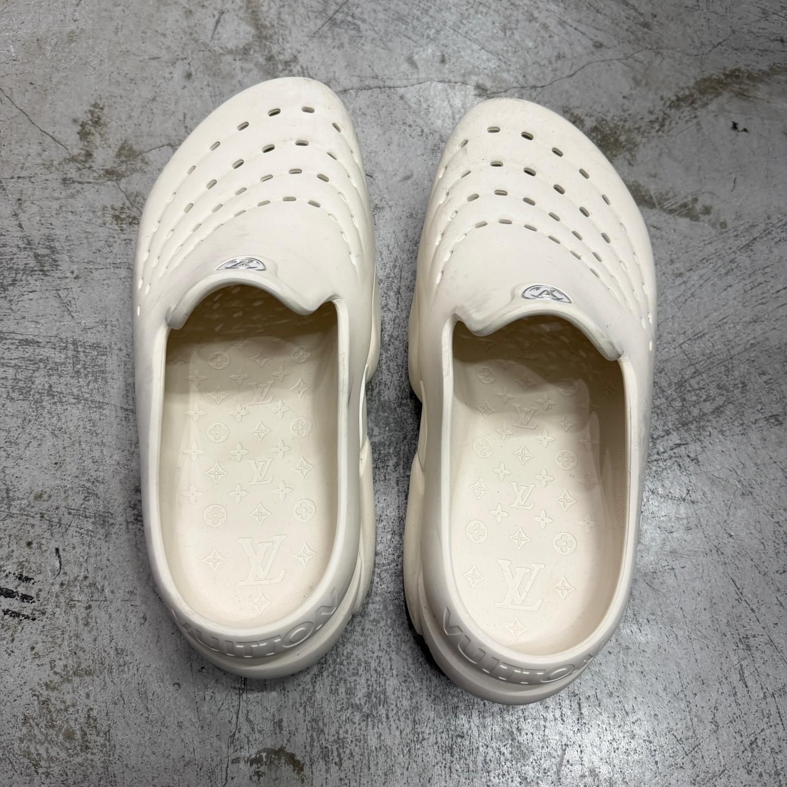 参考上代104500円 LOUIS VUITTON LVシャークライン サンダル サンダル