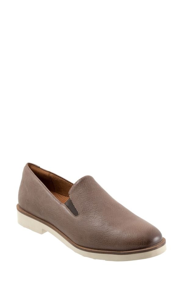 ソフトウォーク レディース シューズ オックスフォード ローファー SoftWalk Whistle II SlipOn Loafer Women STONE ストーン