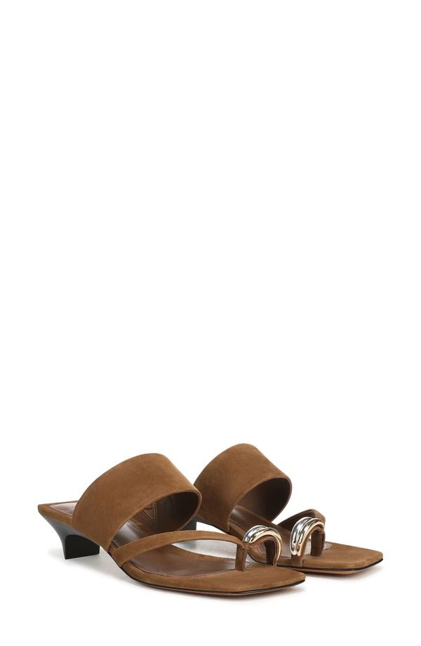 ヴィンス レディース シューズ ヒール サンダル Vince Stacy Toe Loop Sandal Women ELMWOOD