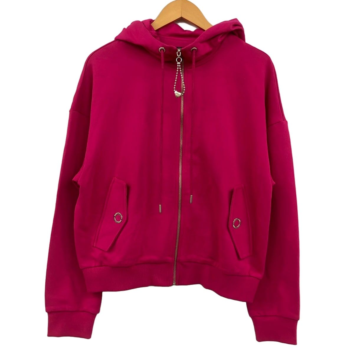 LOVE MOSCHINO(ラブモスキーノ) パーカー サイズI 40 レディース美品