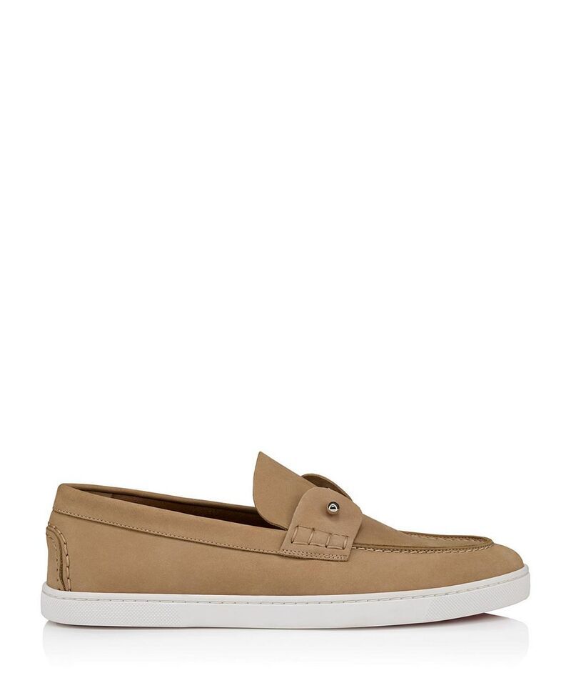 クリスチャン・ルブタン メンズ シューズ スリッポン・ローファー Christian Louboutin Mens Chambeliboat Bateau Loafers Lionne
