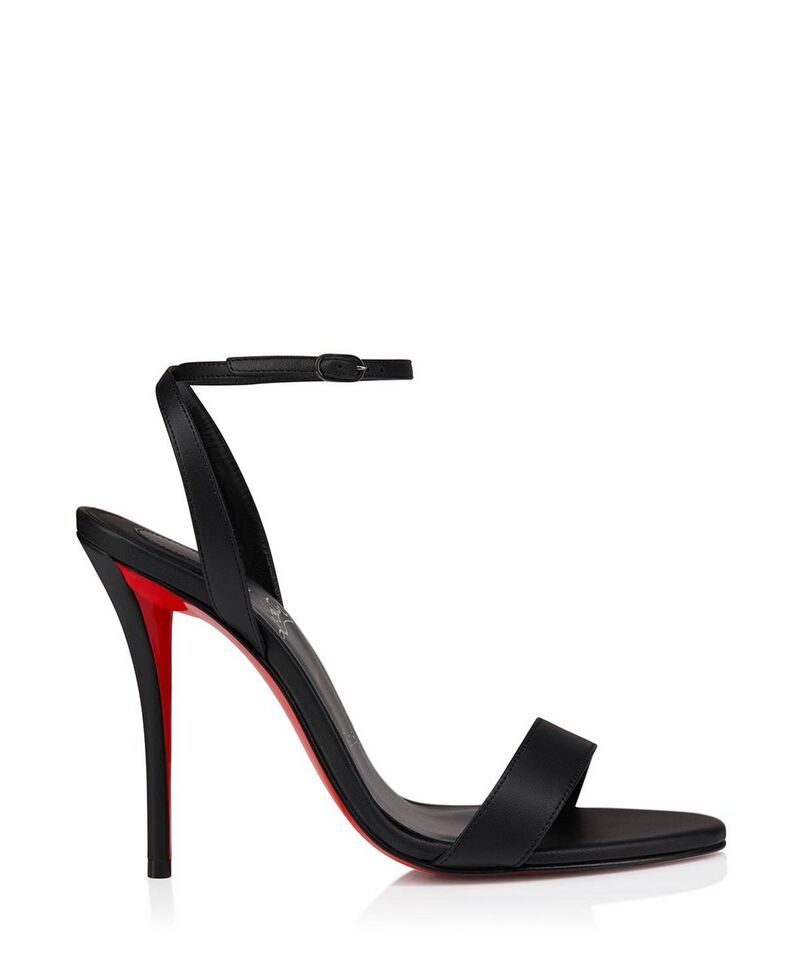 クリスチャン・ルブタン レディース シューズ サンダル Christian Louboutin Womens Miss Z Sandal 100mm Strappy Sandals Black ブラッ