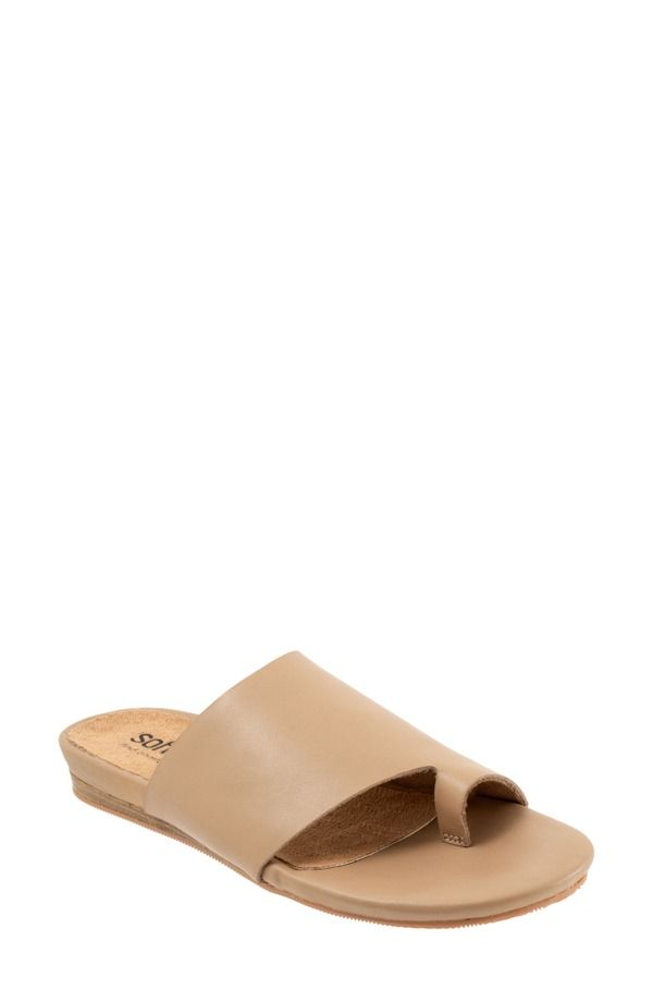 ソフトウォーク レディース シューズ サンダル SoftWalk Corsica 20 Toe Loop Sandal Women BEIGE ベージュ