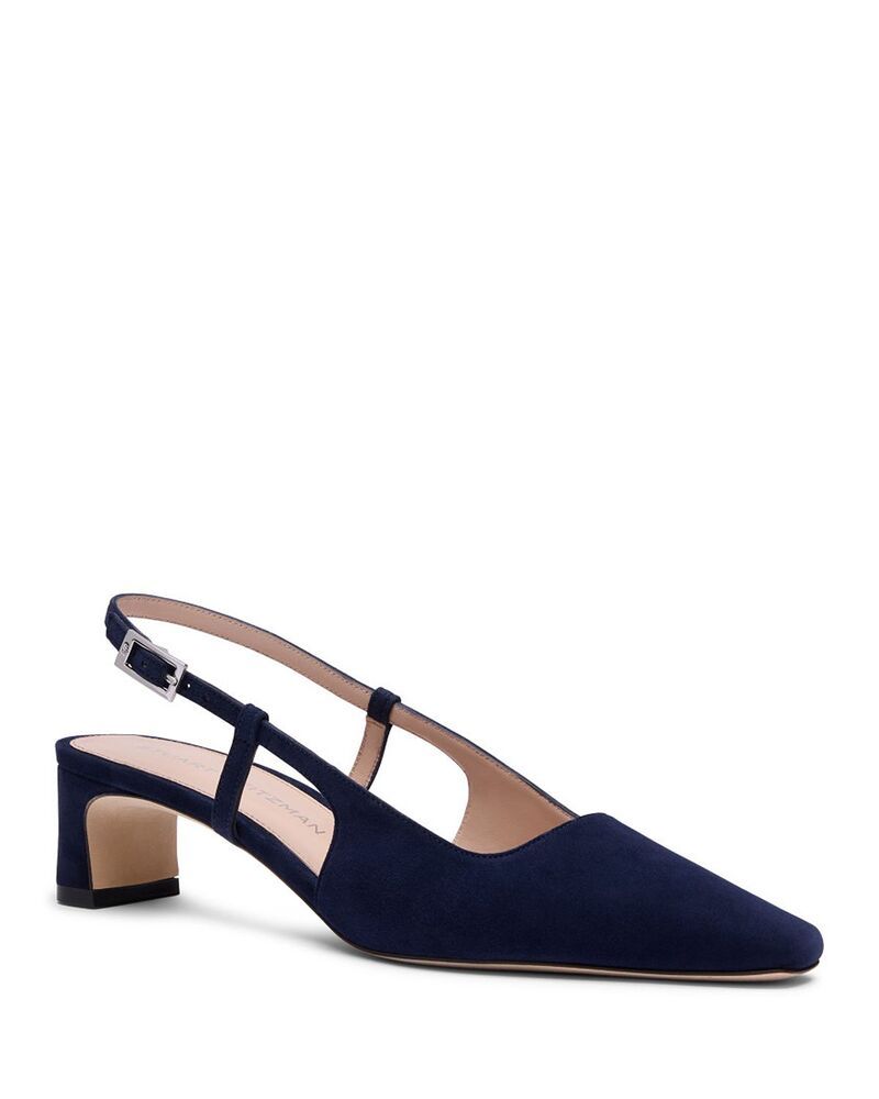 スチュアート ワイツマン レディース シューズ パンプス Stuart Weitzman Womens Baby Babette Slingback Pumps Nice Blue ブルー