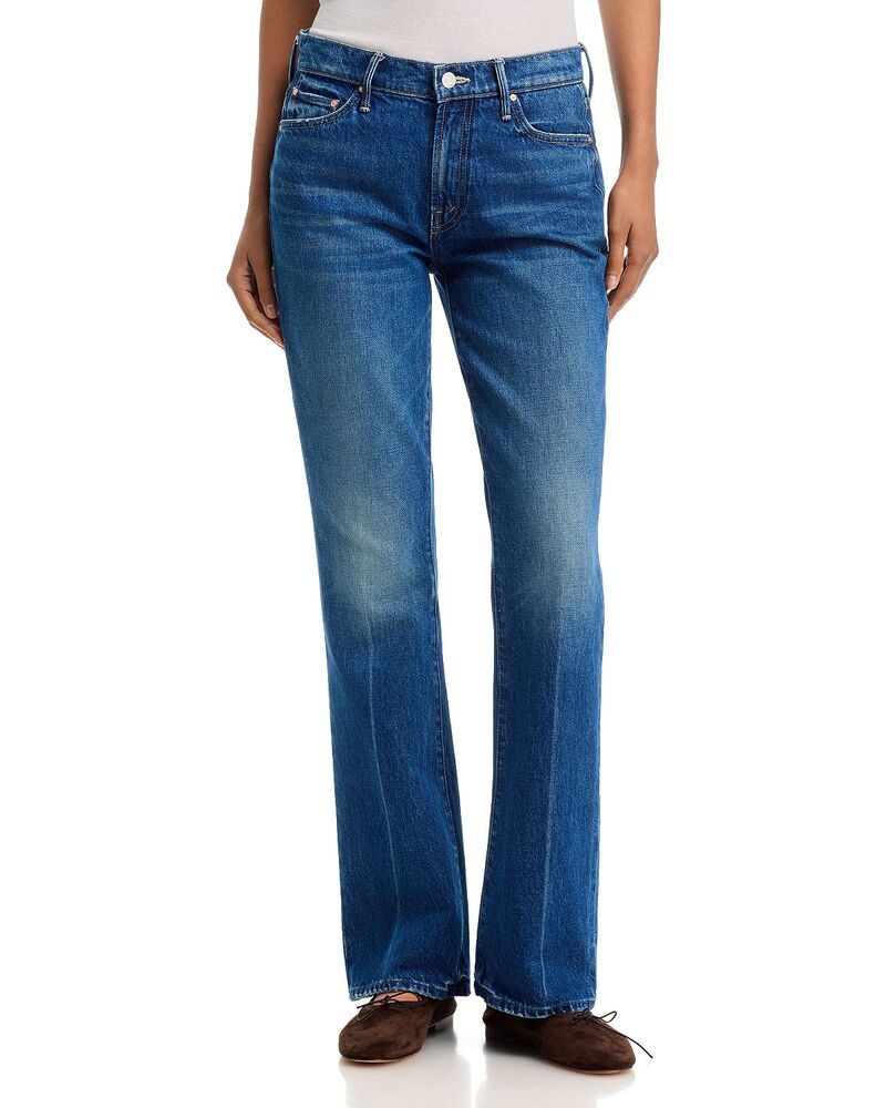 マザー レディース ボトムス デニムパンツ ブーツカット ブーツ ジーンズ MOTHER The Outsider Sneak Mid Rise Bootcut Jeans in Call Me Wi