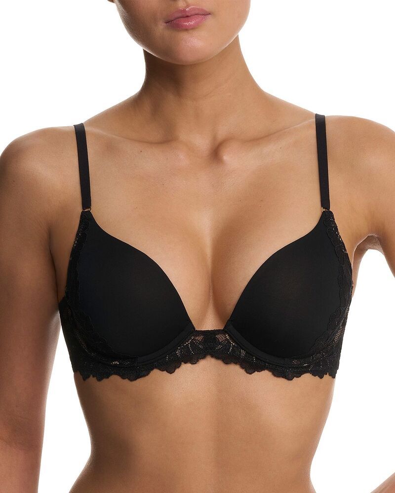 ナトリ レディース トップス シャツ Natori Peony Demi T Shirt Bra Black Cafe ブラック