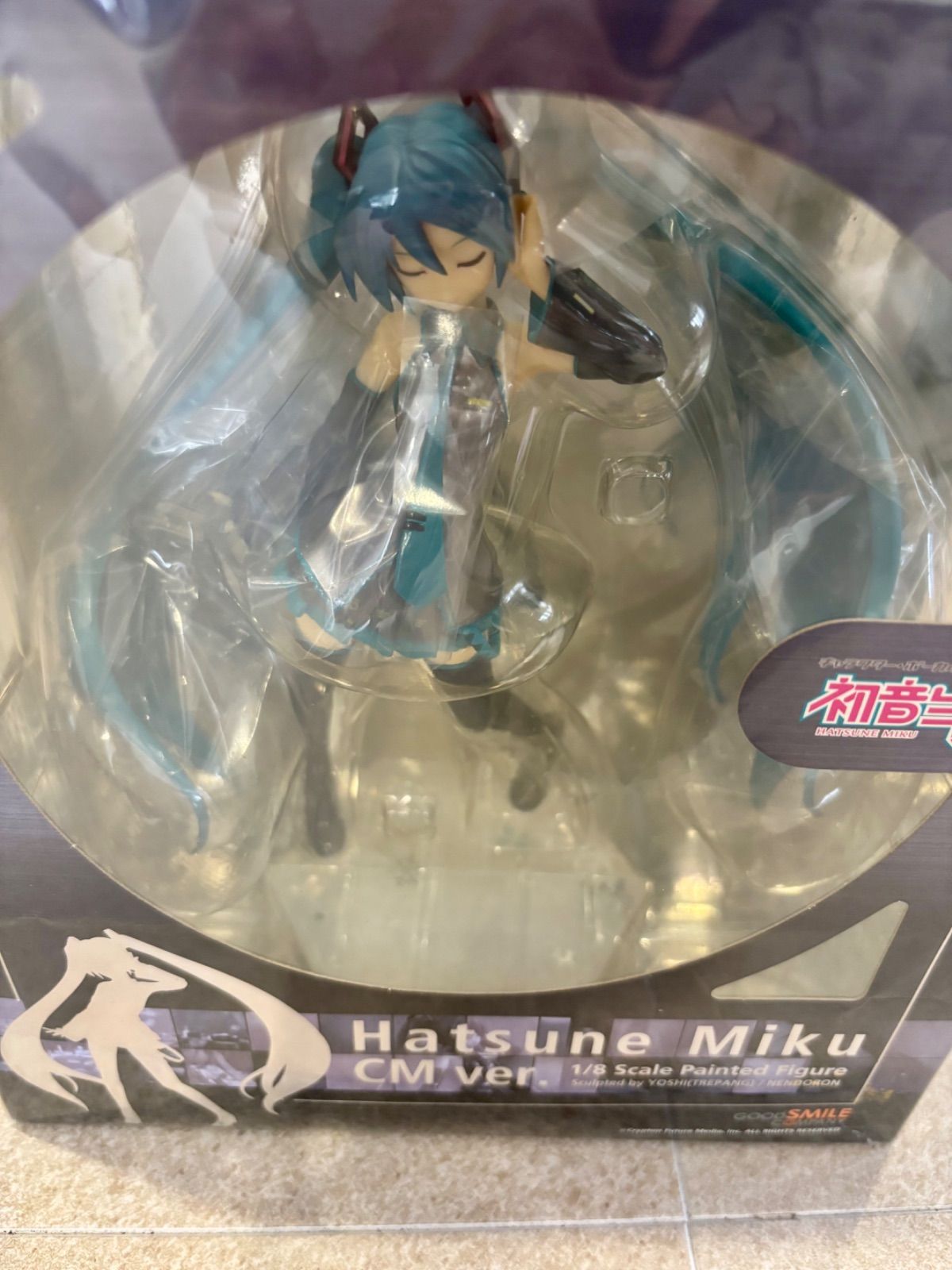 未開封,希少品】初音ミク 通常版＆CM ver. 1/8scale Painted Figure