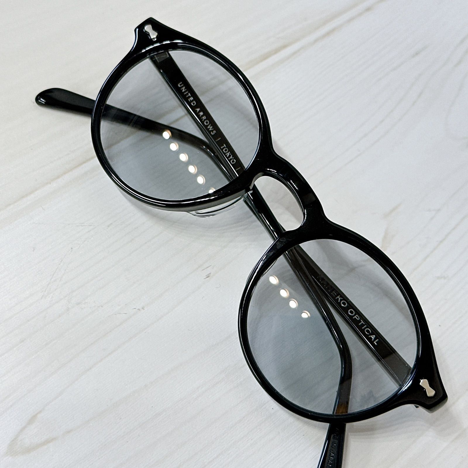 美品】 金子眼鏡 KANEKO OPTICAL ユナイテッドアローズ 別注 Monica