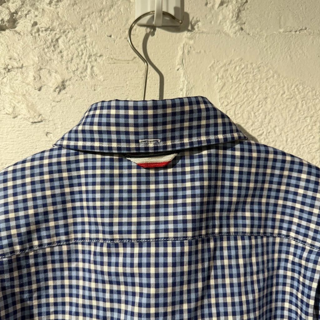 MONCLER GAMME BLUE モンクレールガムブルー Checkered Long-Sleeved