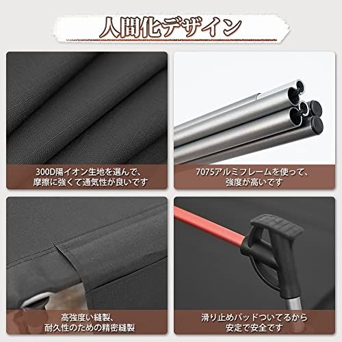 TOMOUNT アウトドアベッド キャンプコット 折りたたみ ベッド 軽量 耐荷重150kg 簡易ベッド コンパクト 防水 通気性 防災 収納ケース付き★m
