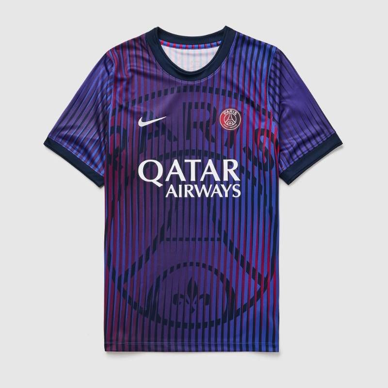【送料無料・匿名配送】Nike ナイキ PSG パリ・サンジェルマン 2026/27 公式 プレマッチ アウェイ シャツ 紺 白 半袖 新品 正規品