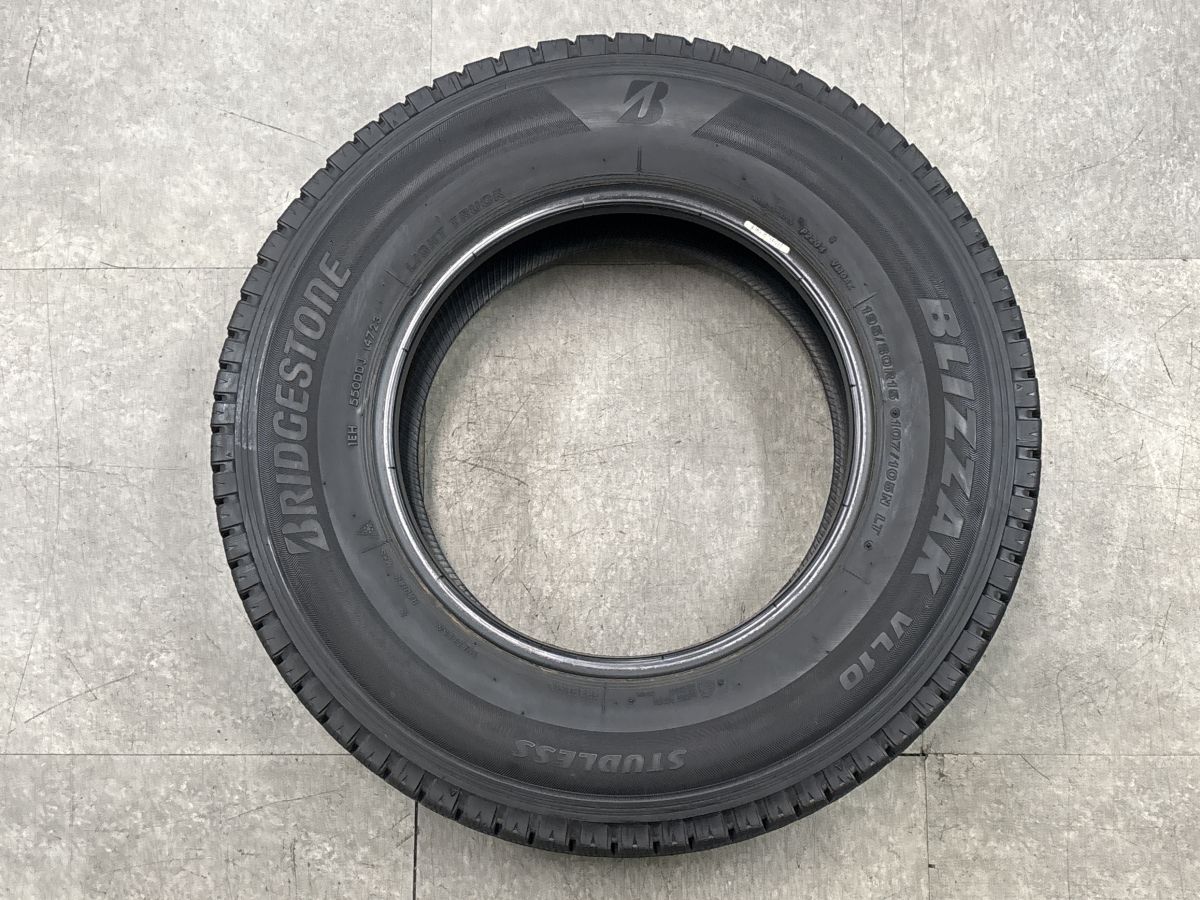 ②【バリ溝・国産】195/80R15 107/105ブリヂストン VL10 バリ溝】ブリヂストン ブリザック VL10 195/80R15 LT 4本セット
