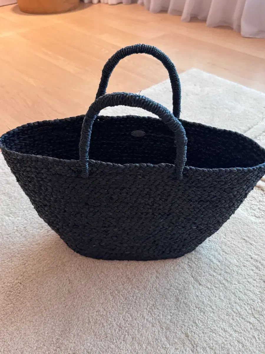 Urbanic30 ラフィア トートバッグ ブラック
