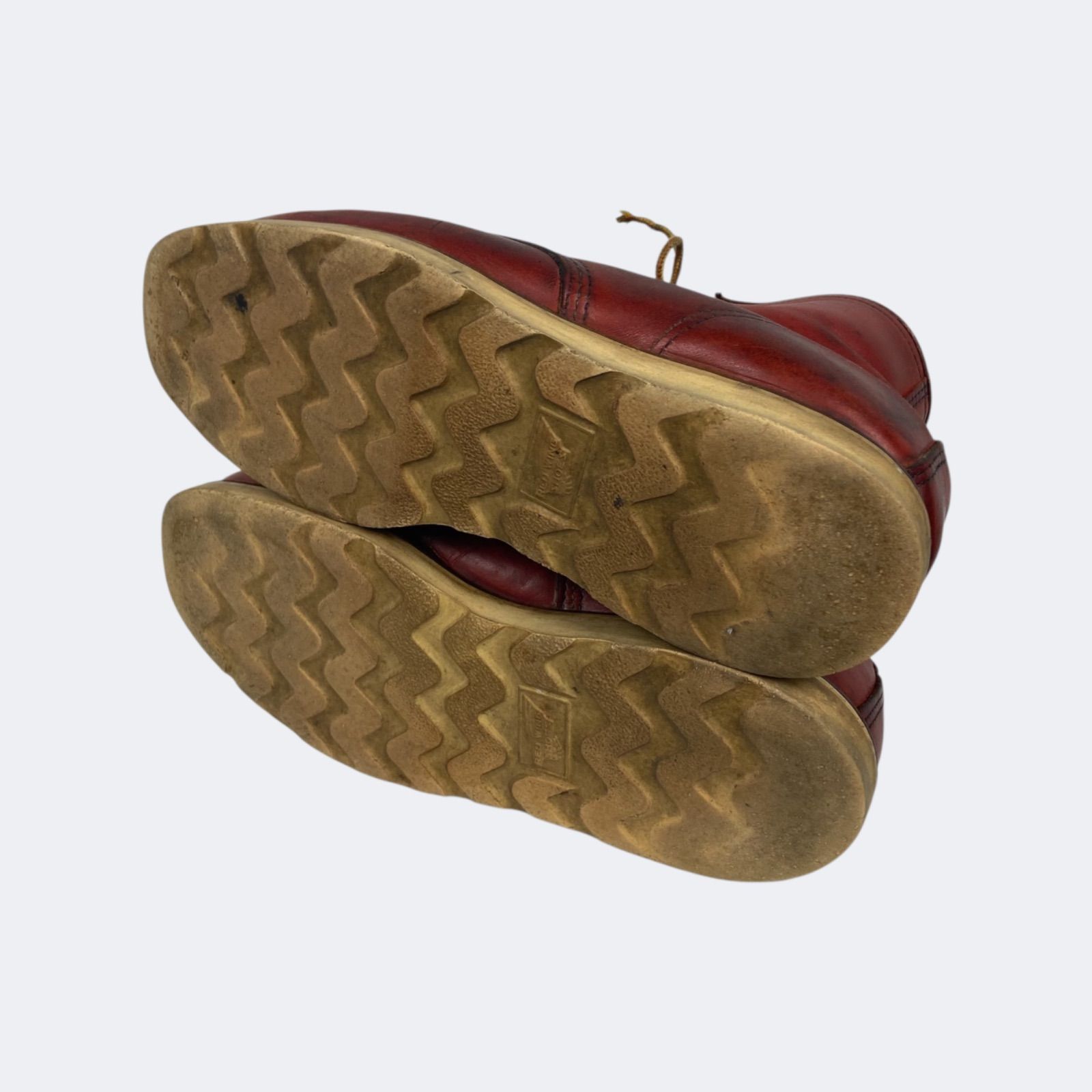 RED WING 半円犬タグ 96年製 9.5E 型番 875（モックトゥ） レッド