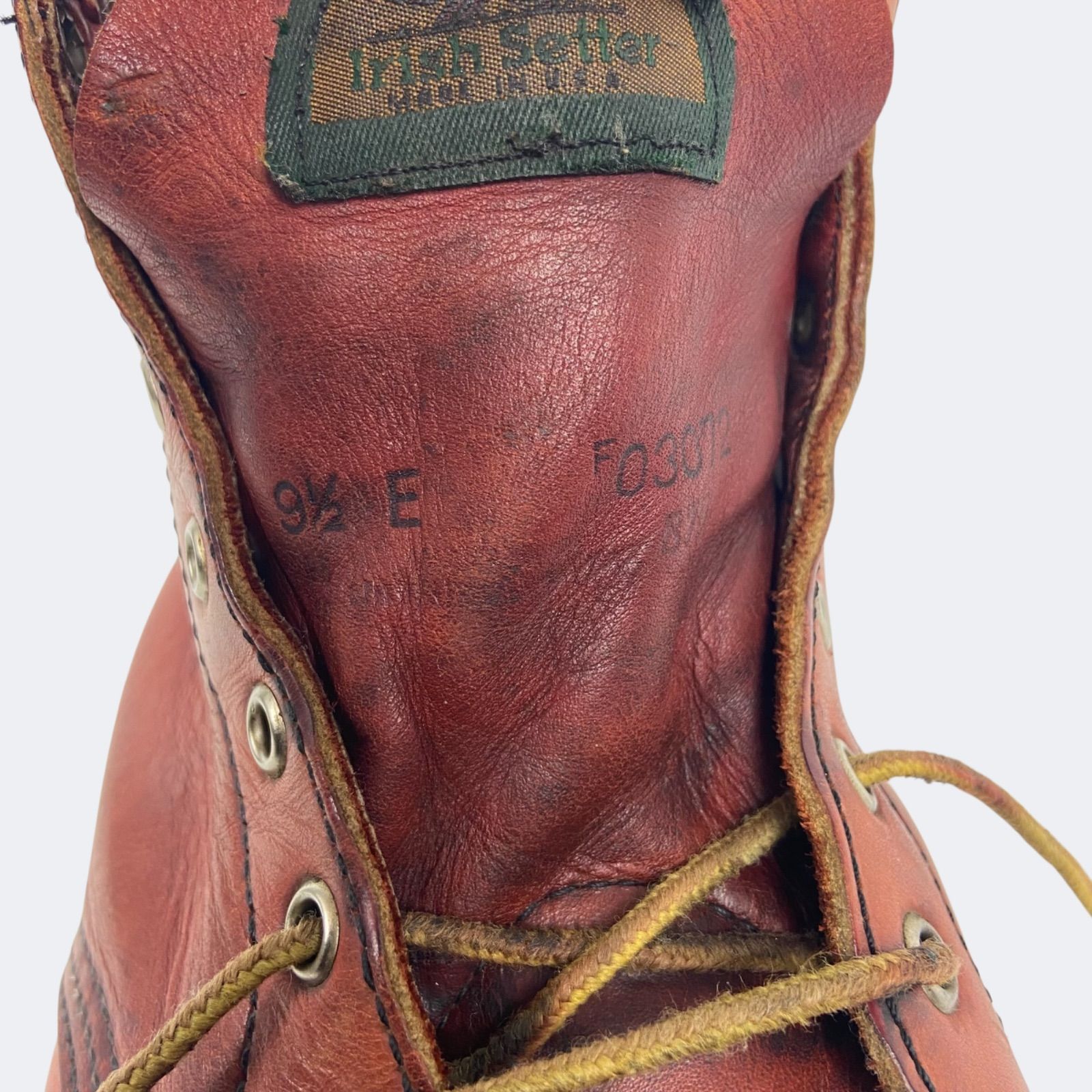 RED WING 半円犬タグ 96年製 9.5E 型番 875（モックトゥ） レッド