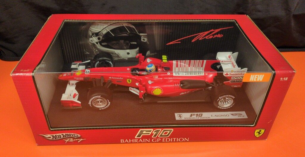 MATTEL 1/18 HOT WHEELS RACING Ferrari F10 BAHRAIN GP EDITION F