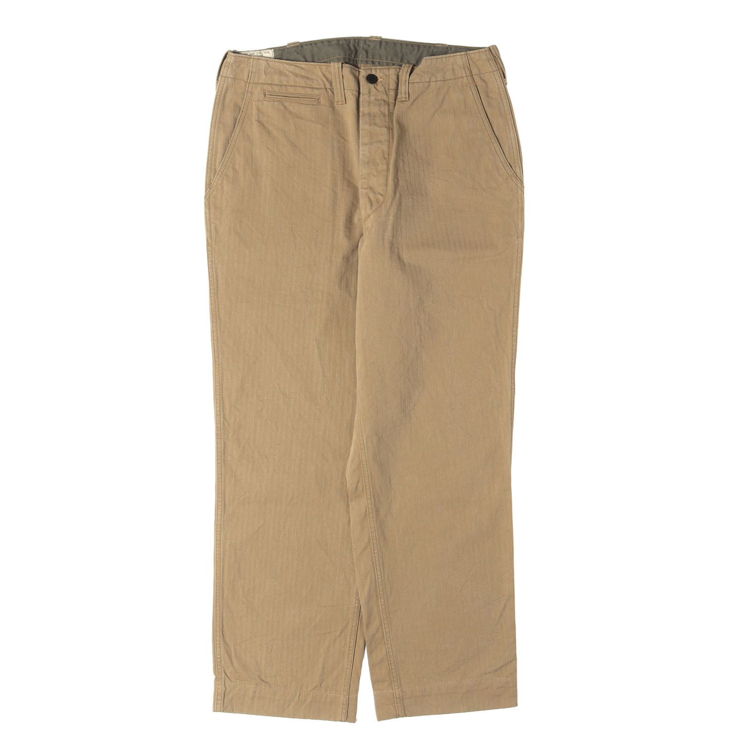 美品】FREEWHEELERS フリーホイーラーズ パンツ イエローベージュ