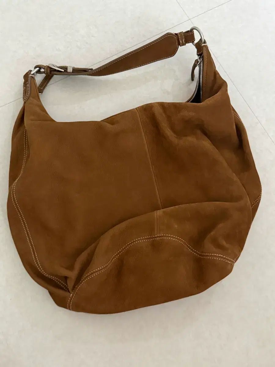 MARGESHERWOOD パンプキンバッグ large chestnut nubuck