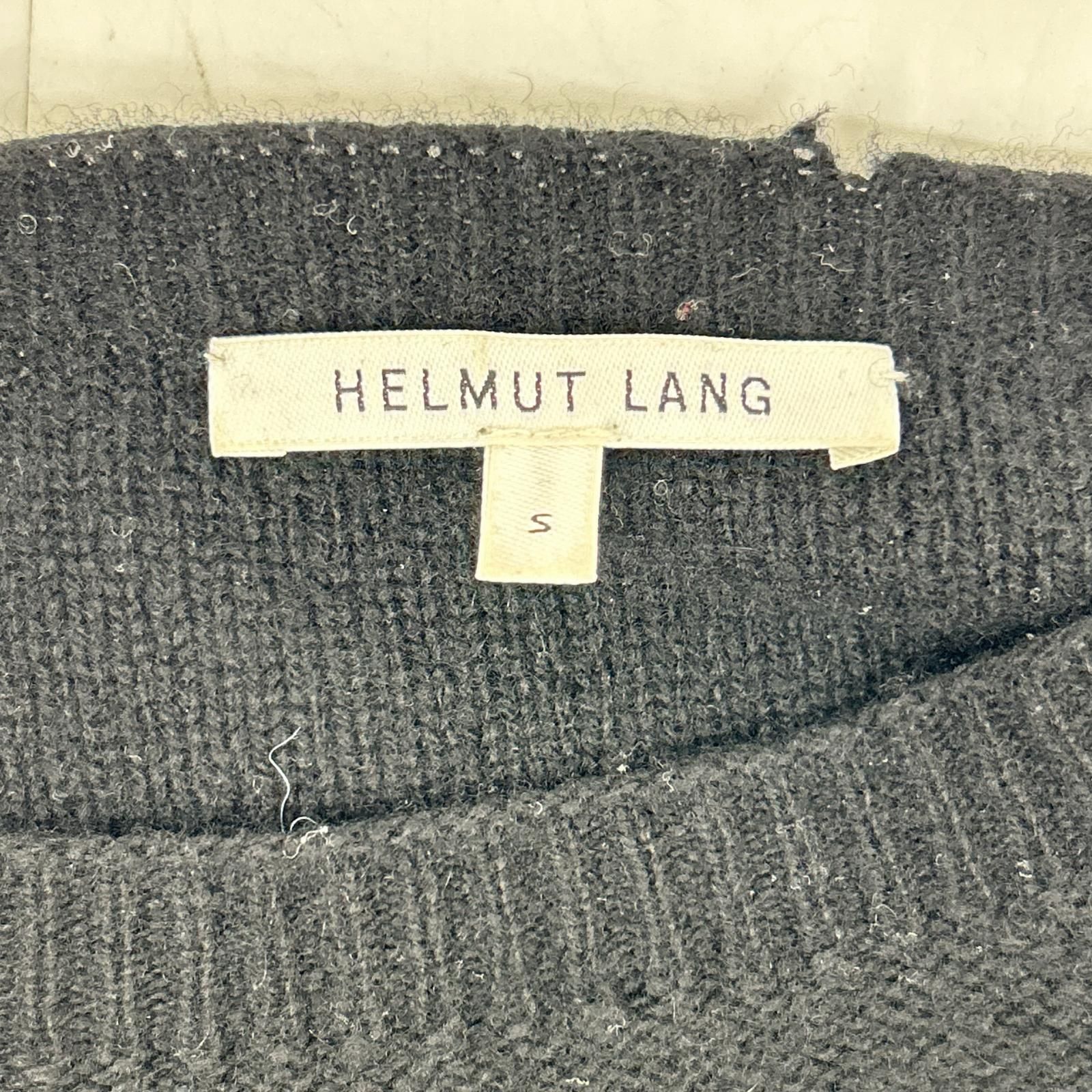 Helmut Lang ヘルムートラング ブラック カシミア混 ボリューム袖