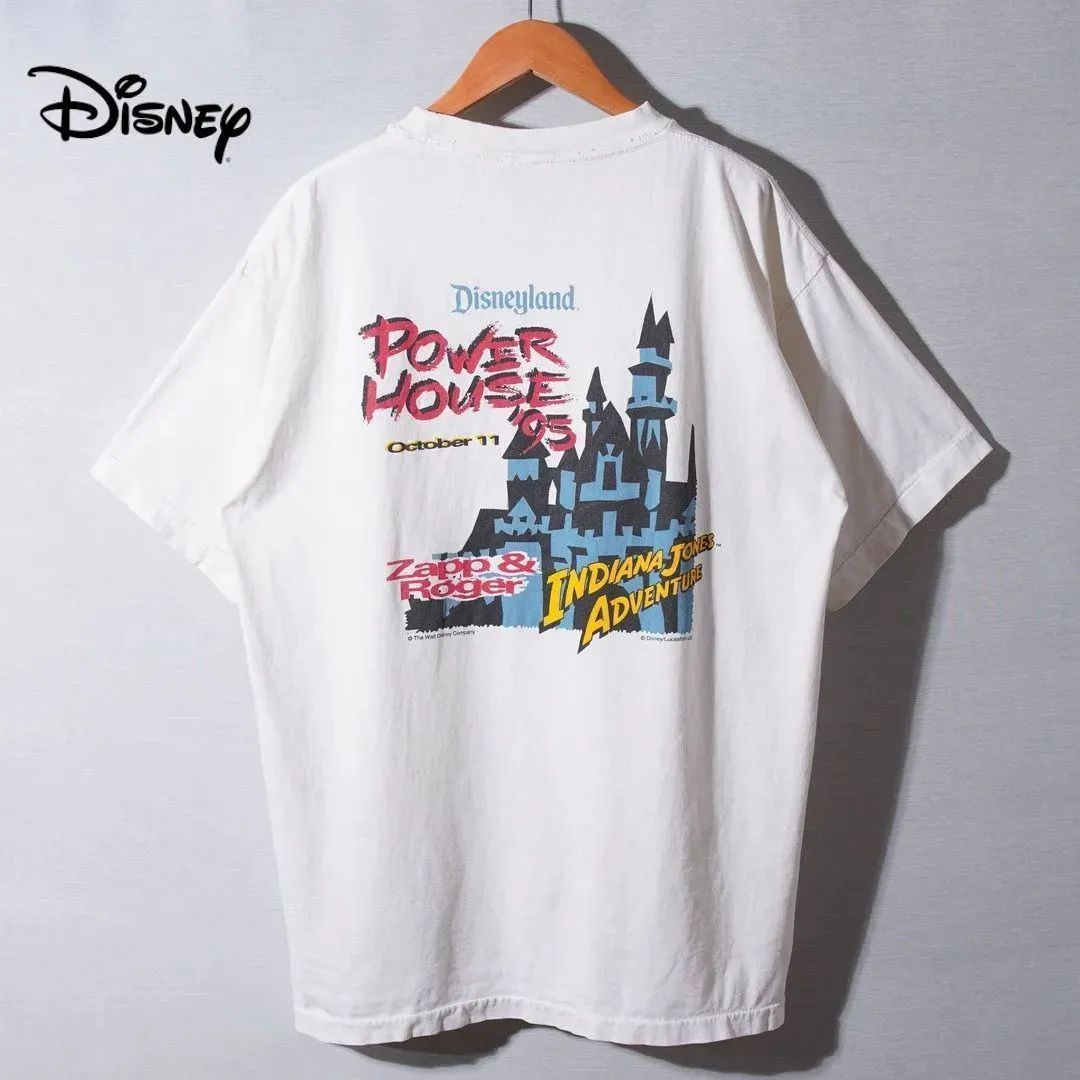 限定品 90s 1995年製 ディズニー Disney Tシャツ XL ホワイト