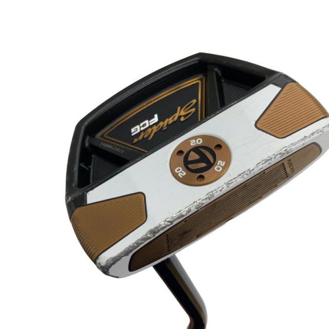 【中古】 テーラーメイド Spider FCG BLACK/WHITE シングルベンド 33インチ パター PT KBS CT TOUR BLACK (フレックスその他) メンズ 男性用 右利き 右用 Cランク ゴルフクラブ