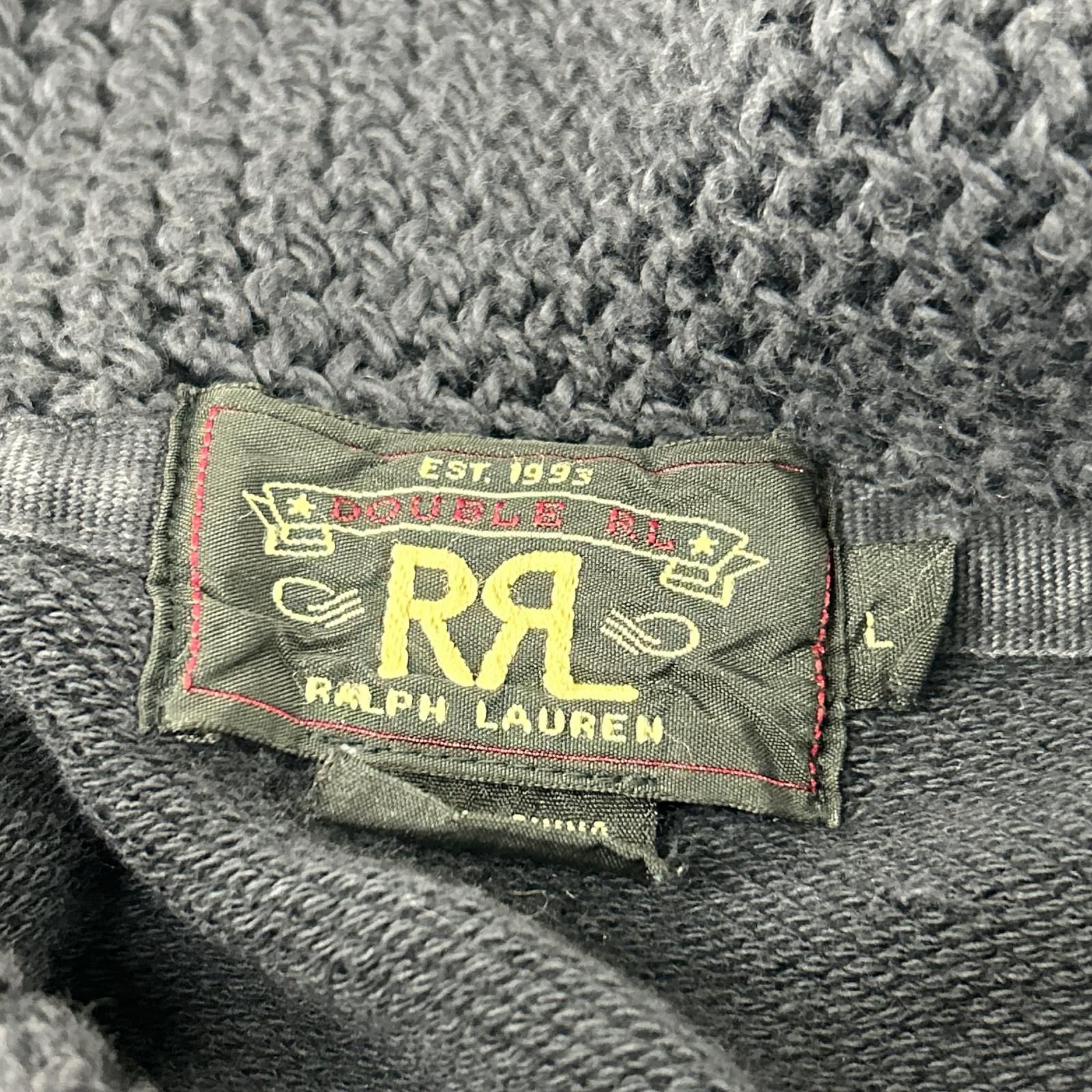 RRL ダブルアールエル ネイビー スウェット ショールカラー L - メルカリ