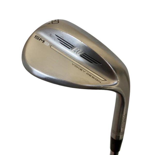【中古】 タイトリスト VOKEY SPIN MILLED SM9 ツアークロム 60°/08°M ウェッジ WG Dynamic Gold (フレックスS) メンズ 男性用 右利き 右用 Cランク ゴルフクラブ