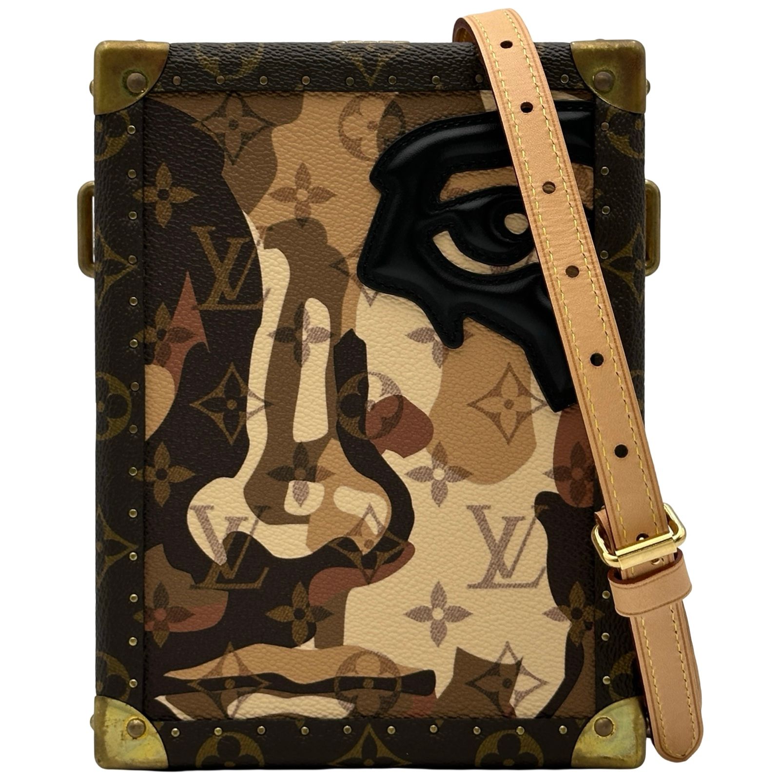 ルイ・ヴィトン LOUIS VUITTON ヴェルティカルクランチボックス M10247 ブラウン モノグラムキャンバス メンズ ショルダーバッグ 426,600円
