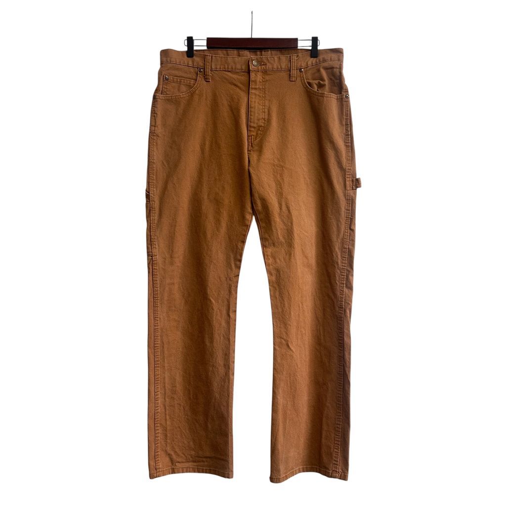 ケニア製 Dickies デッキーズ ペインターパンツ ワークパンツ 茶色 カーキ SIZE 34×32 NO.T835 7,029円