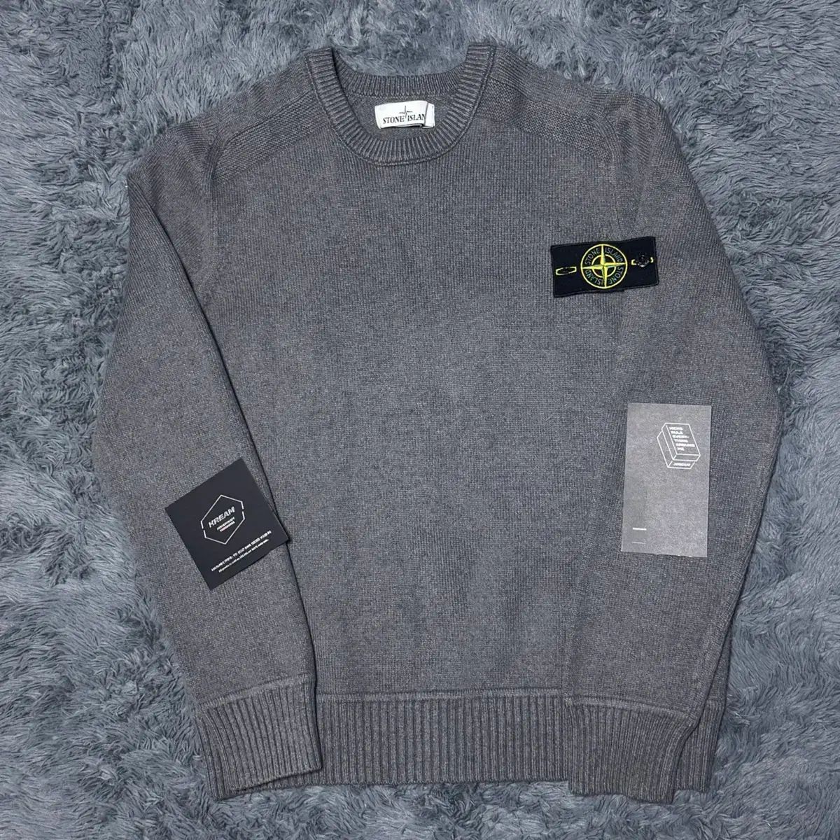 百貨店購入/M STONE ISLAND ストーンアイランド ニット グレー